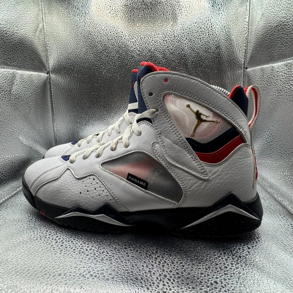 Size 10 Air Jordan 7 Retro BCFC Paris Saint-Germain White Mens Shoes CZ0789-105